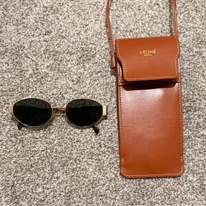 Celine Metal Triomphe Sunglasses